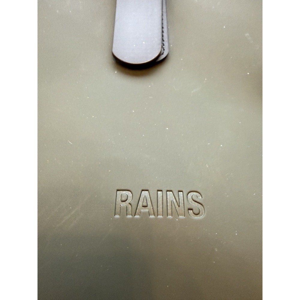 Rains Waterproof Rucksack Back back In Olive - Picture 6 of 8